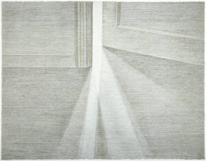 Passage Pandora 1 - Xilografia Papel Rives gris - 38,5 x 48,5 cm - 2023