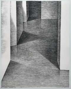 Passage Pasillo - Xilografía 48 x 38 cm - 2021