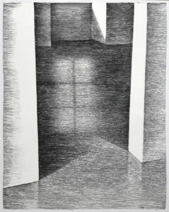 Passage Ventana - Xilografía 48 x 38 cm - 2020