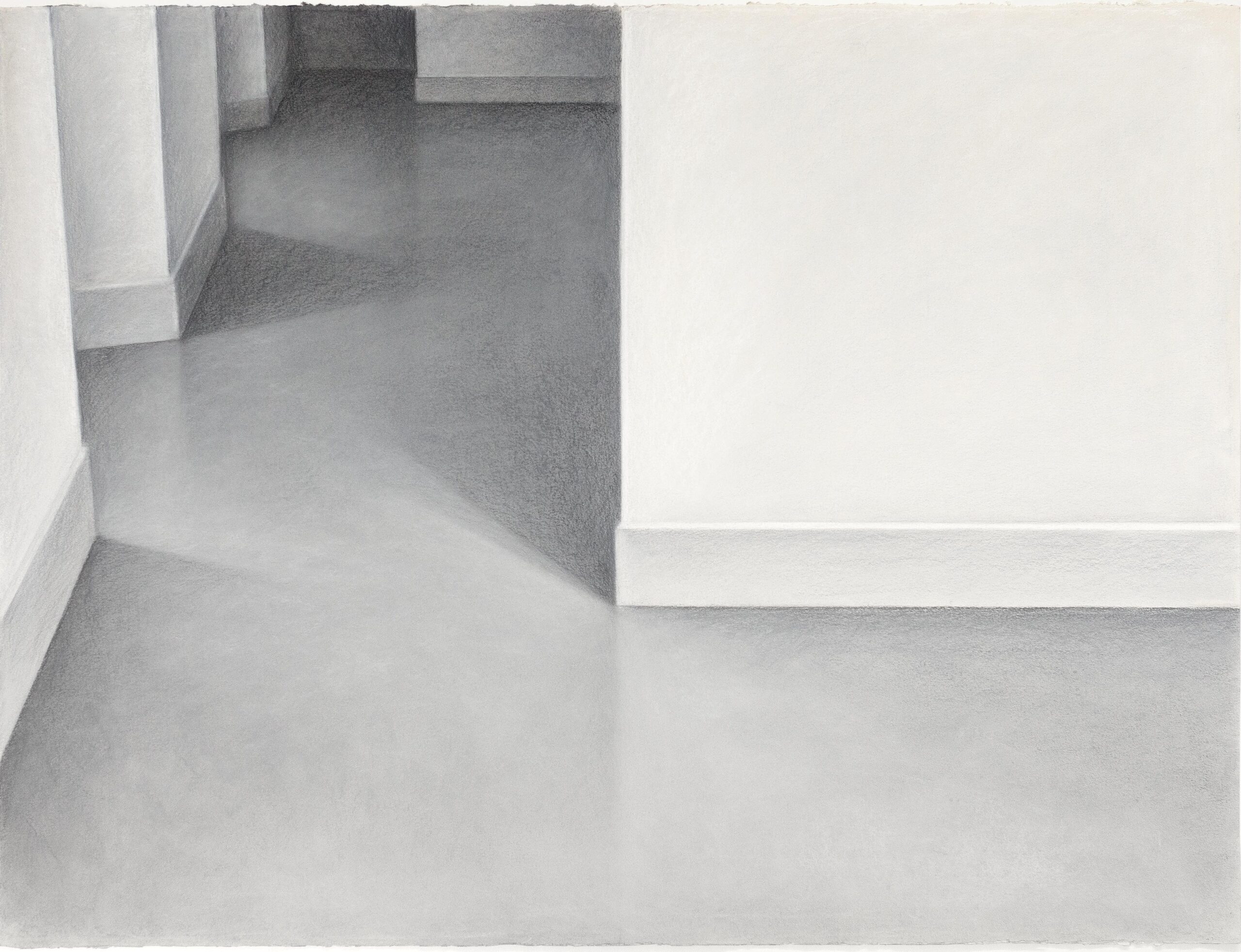 2020. Lápiz y tiza sobre papel gris. 56 x 76 cm