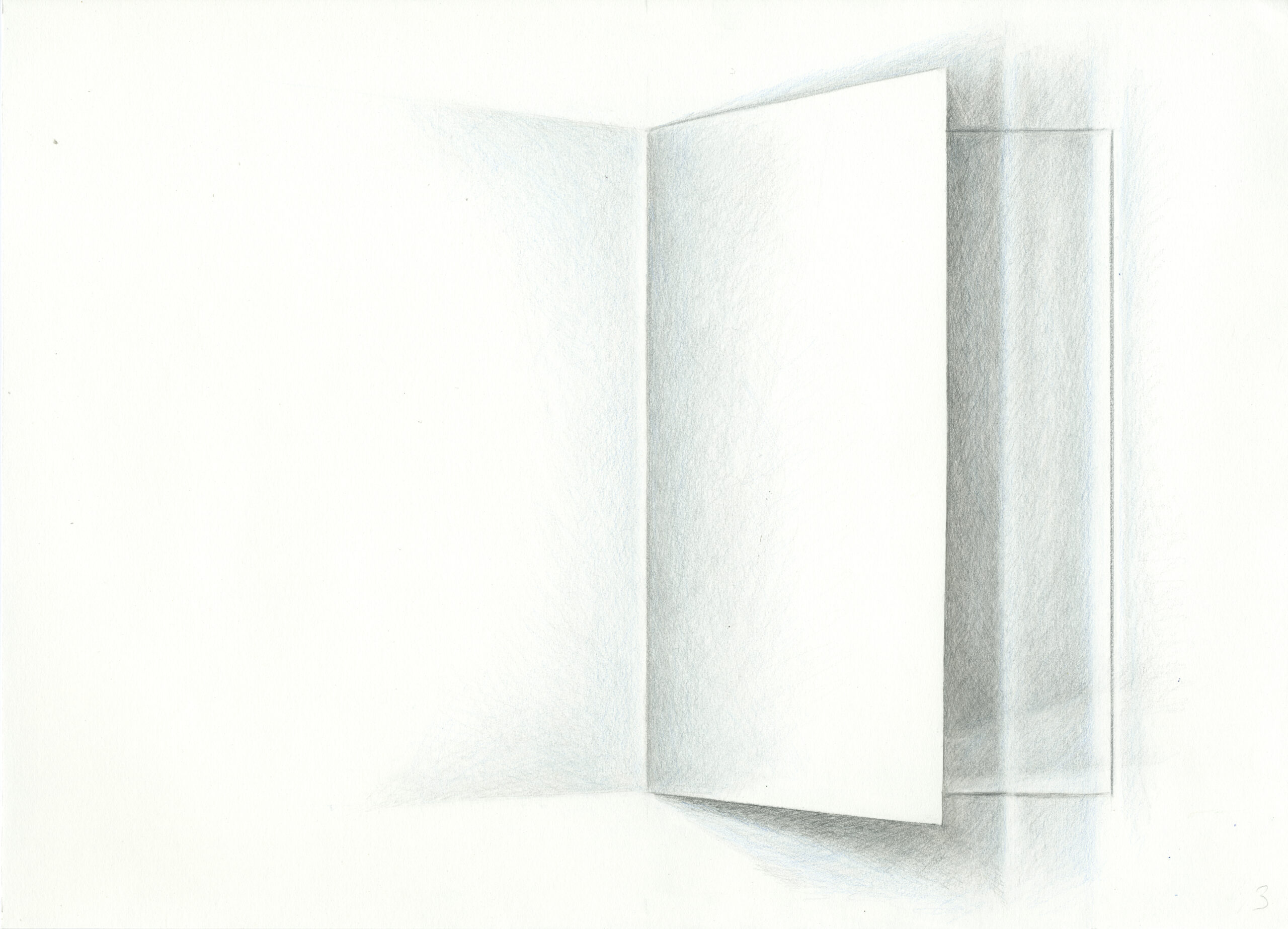 PLIS-PAGES 3. 2015. Dibujo lápiz grafito y color. 30 x 41 cm