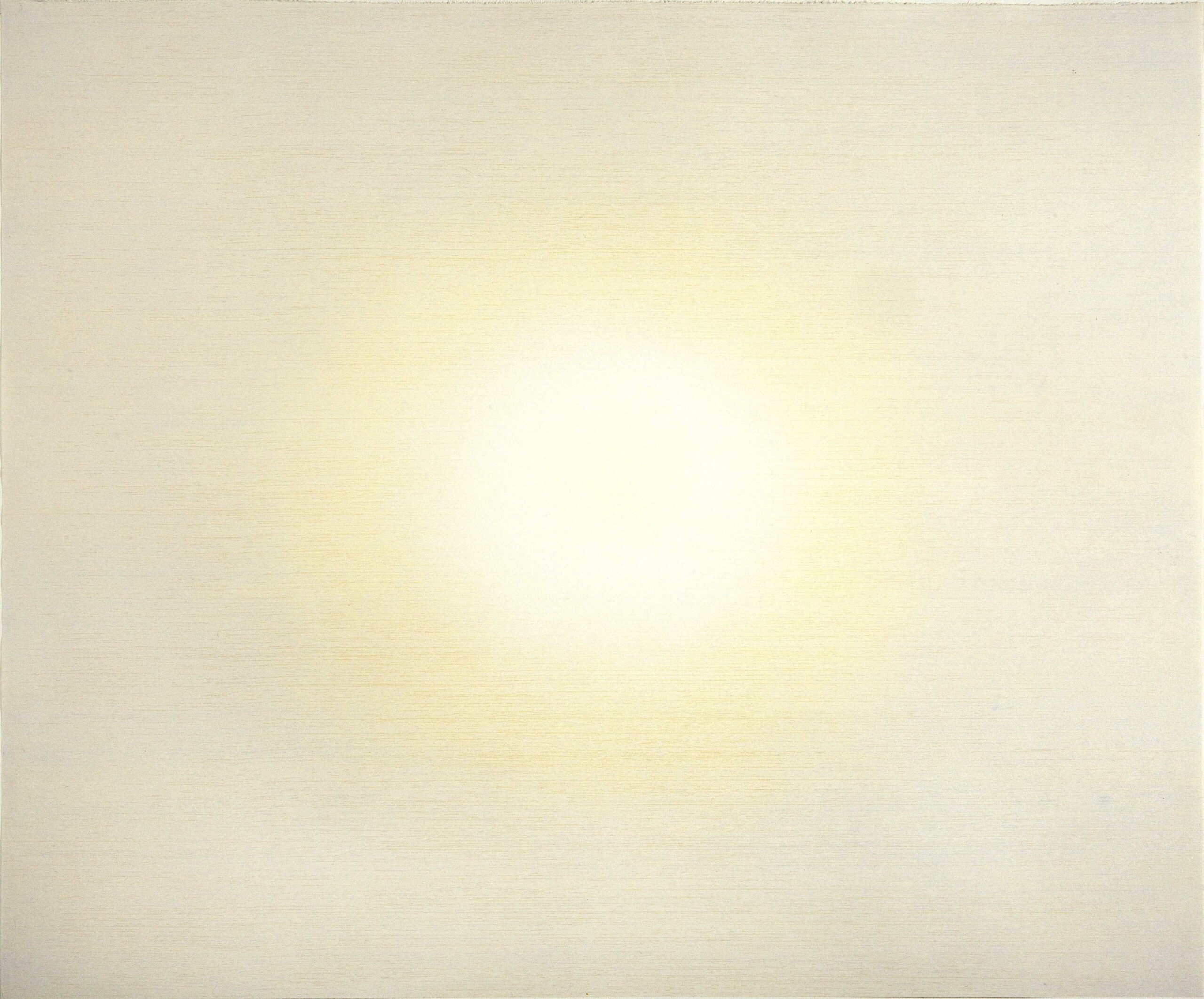 Foco 10. 2023. Xilografía. Entintado hueco y relieve. Papel japonés amarillo. 49,5 x 59 cm