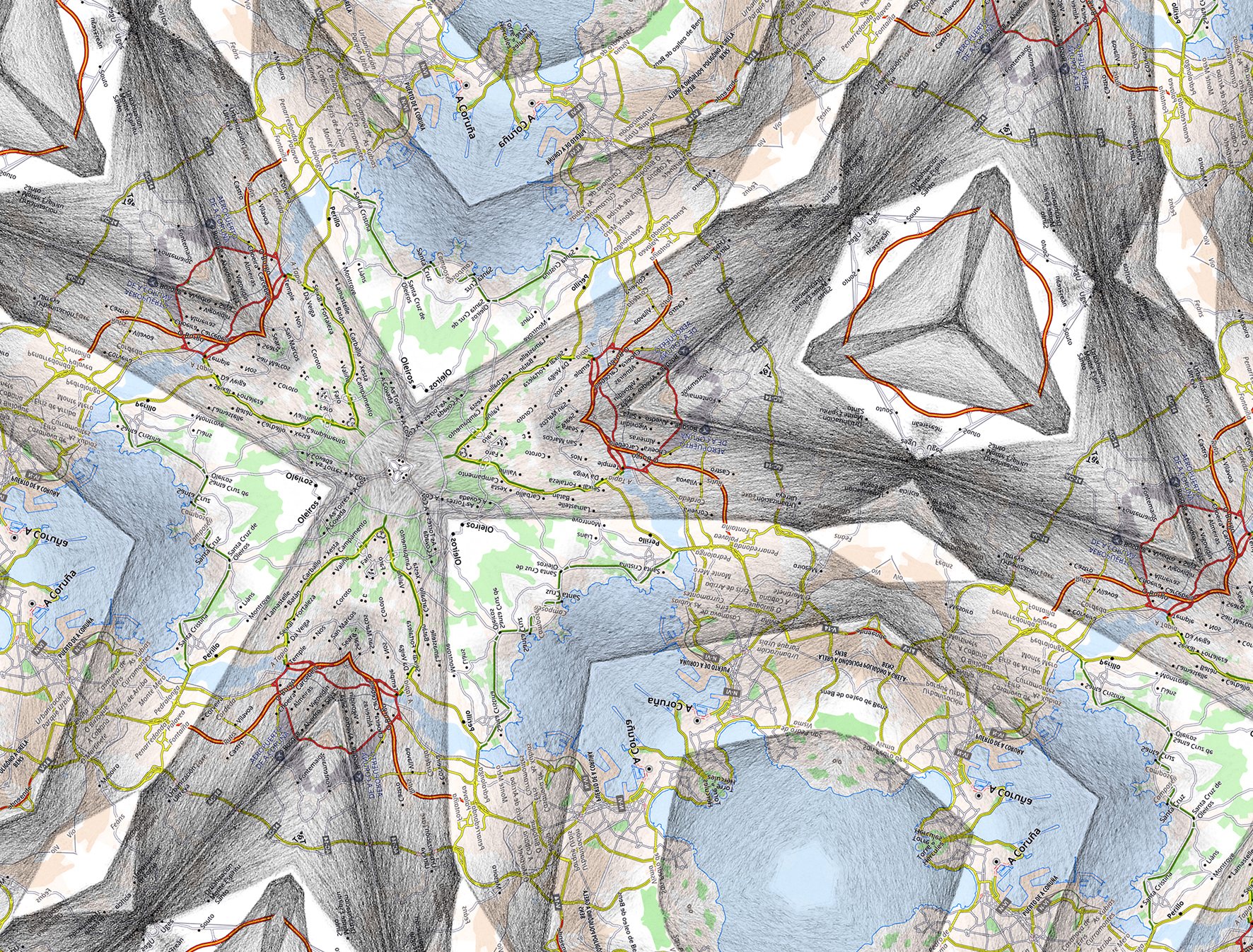 2 Kaleidoscopia Oleiros - A Coruña. Detalle