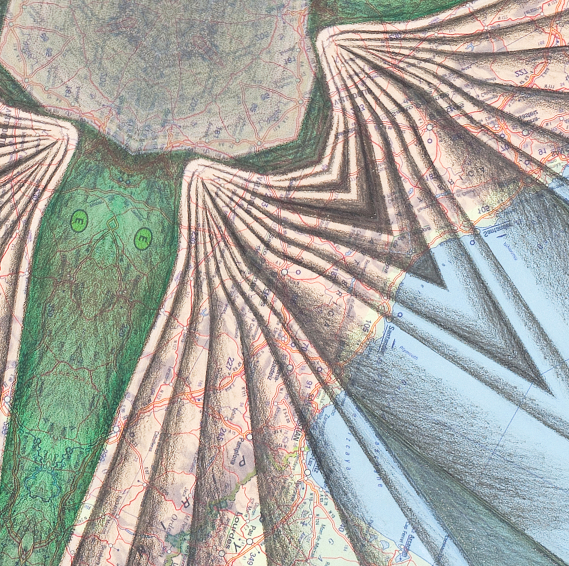 6 Kaleidoscopia Francia-España. Detalle