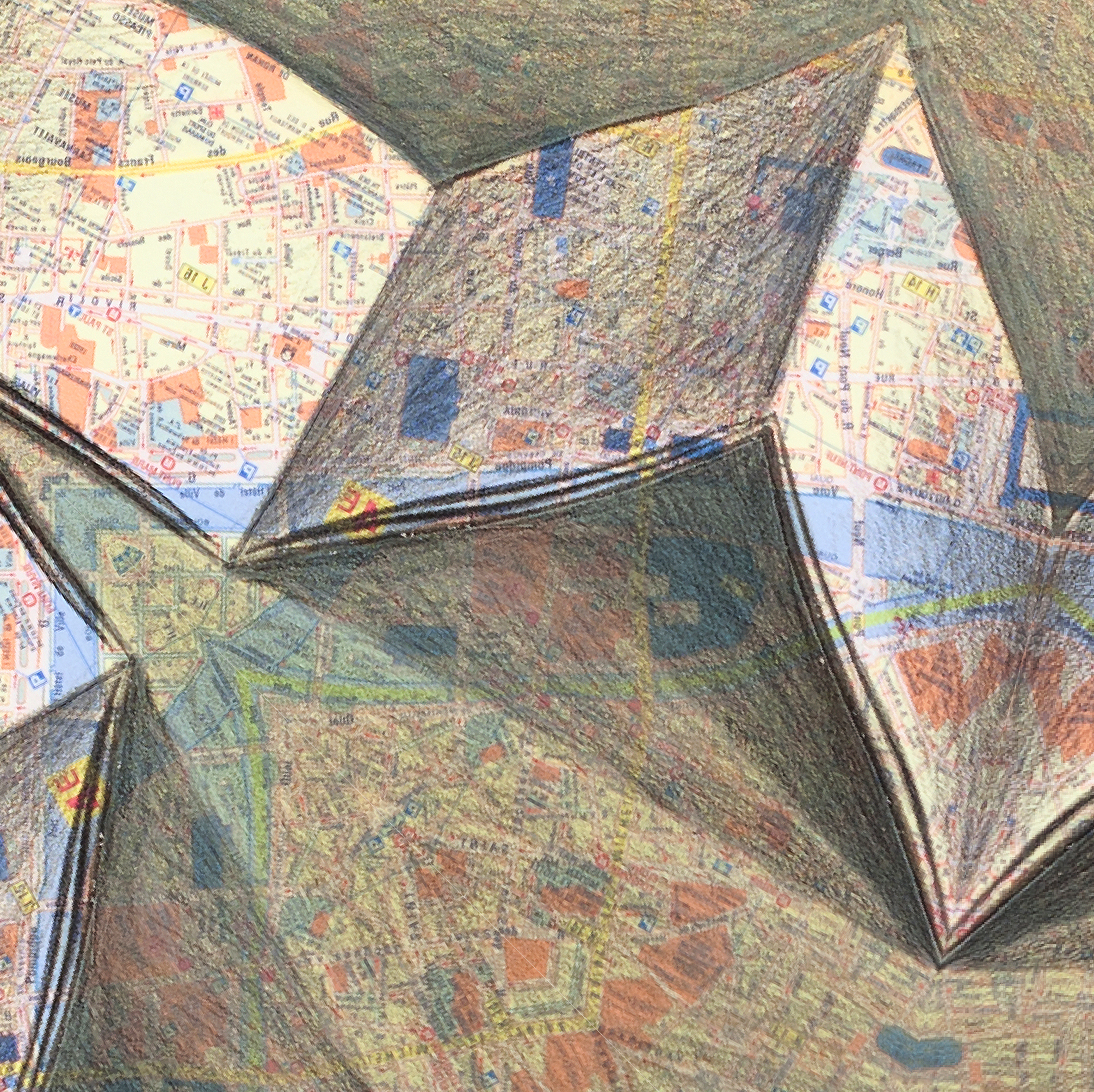 8 Kaleidoscopia Paris desplegado. Detalle